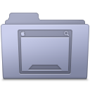 Desktop Folder Lavender Icon